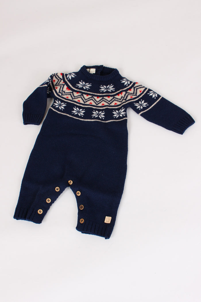 Tuta Fantasia Norvegese Blu/latte/beige-4