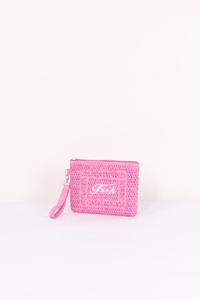 Pochette Rafia Fucsia-3