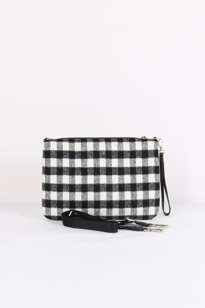 Pochette Check Nero-3