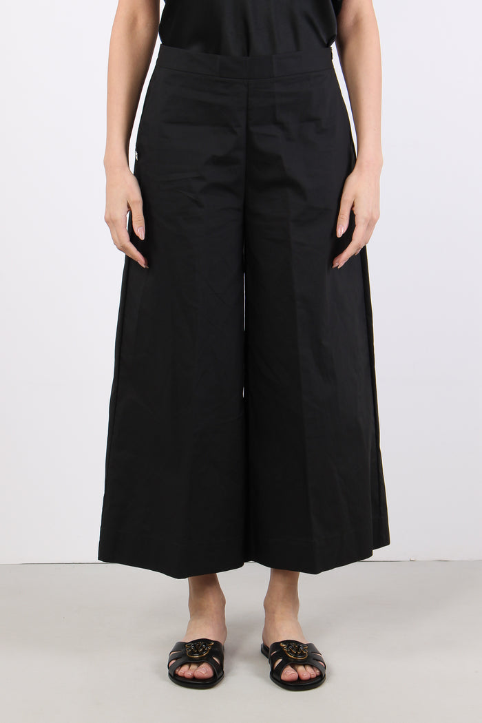 Pantalone Cropped Nero-2