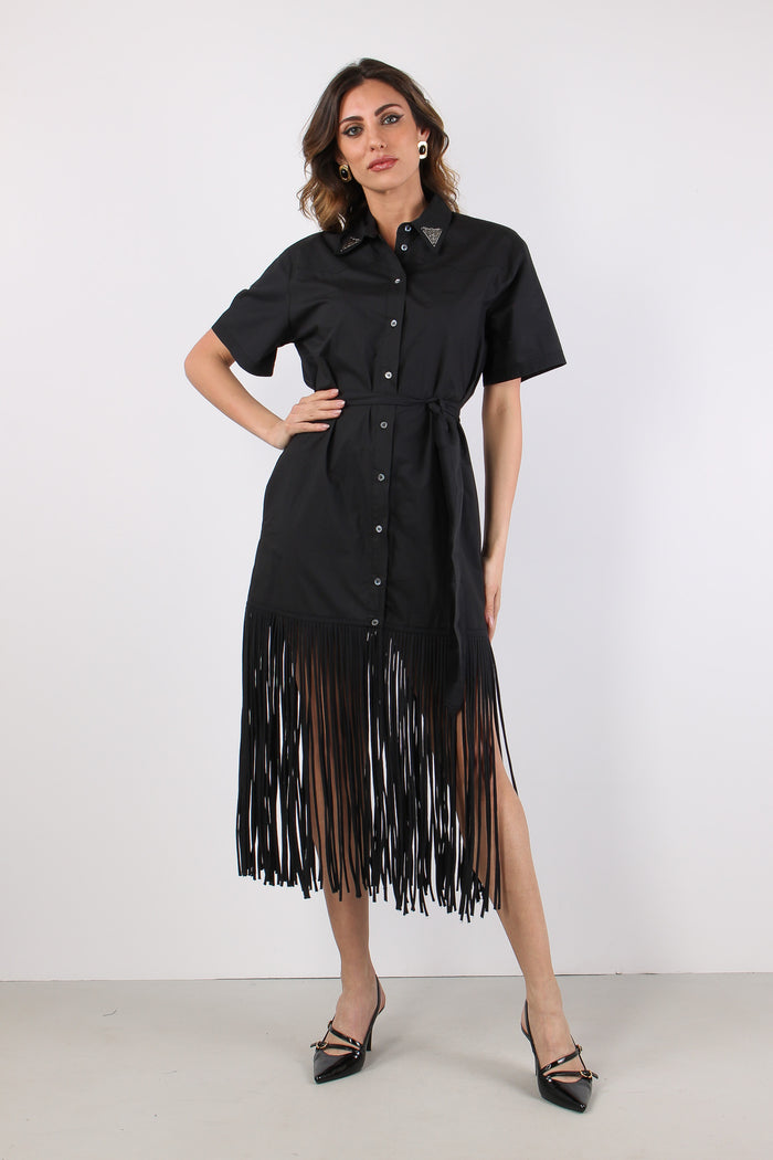 Avigliano Abito Popeline Nero-4