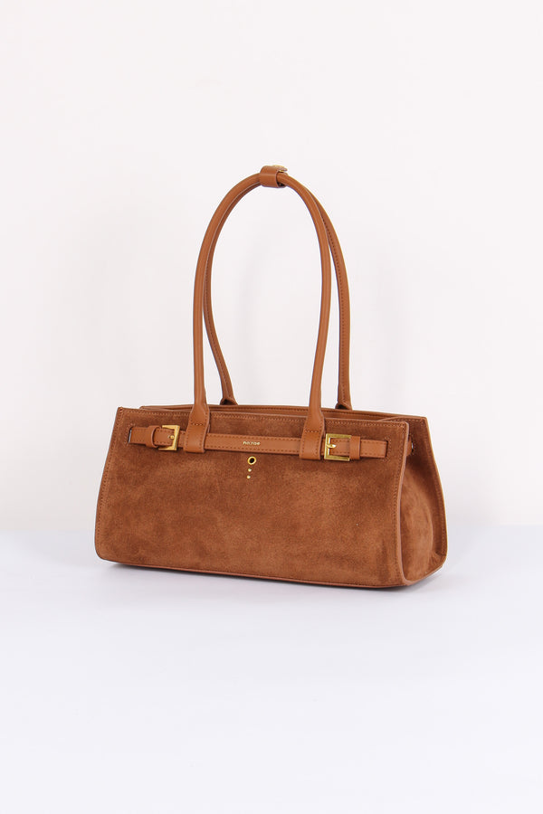 Valegro Baguette Suede Fibbie Tobacco-2