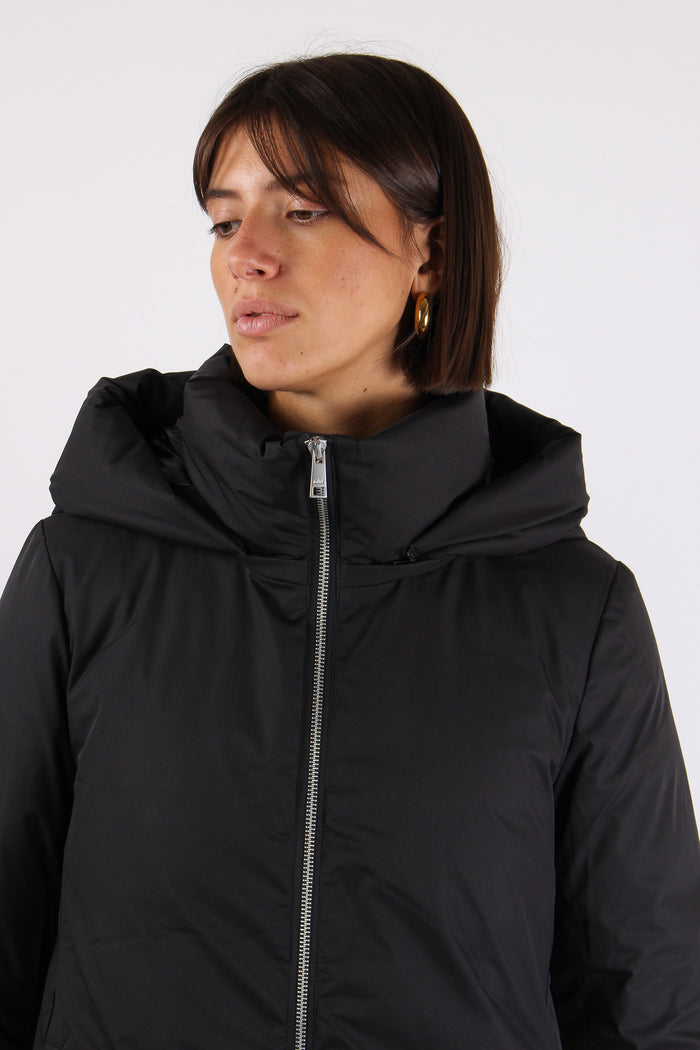 Piumino Nylon Liscio Black-9
