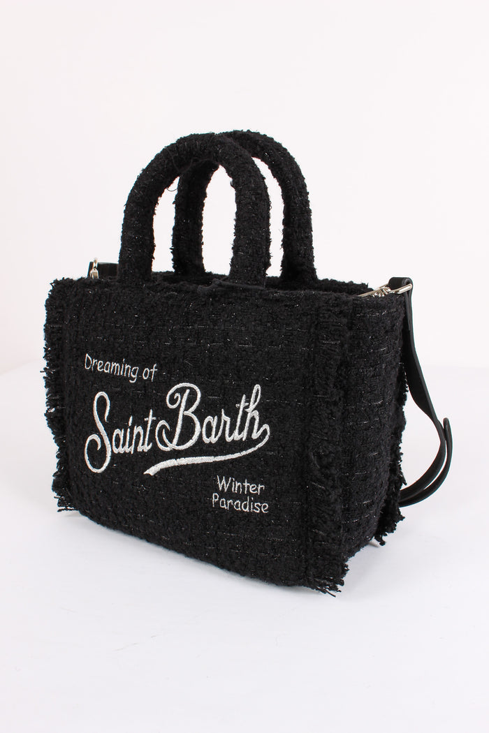 Shopping Piccola Tweed Nero-5