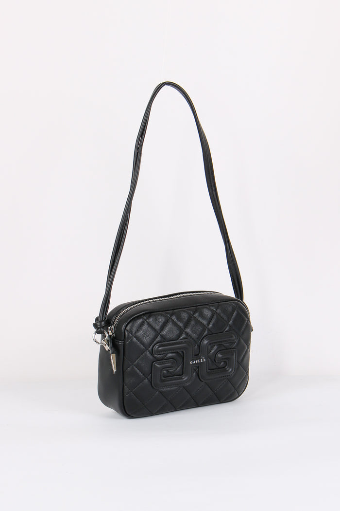 Mini Pochette Matelasse Double Nero-5