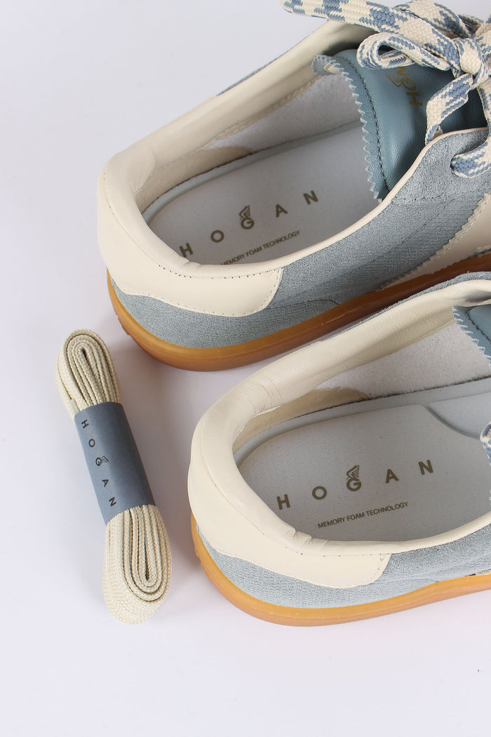 Sneaker Cool Camoscio Azzurro-6