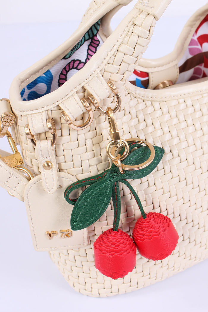 Zelda Shopping Mini Intreccio Off White-4