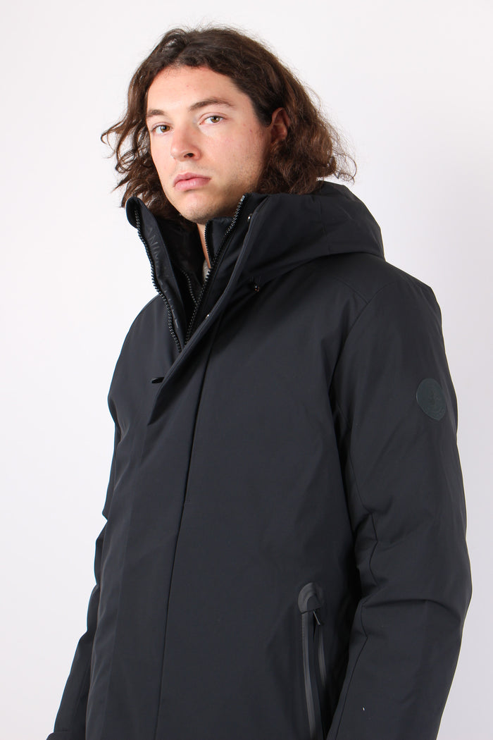 Wilder Piumino Medio Zip Black-7