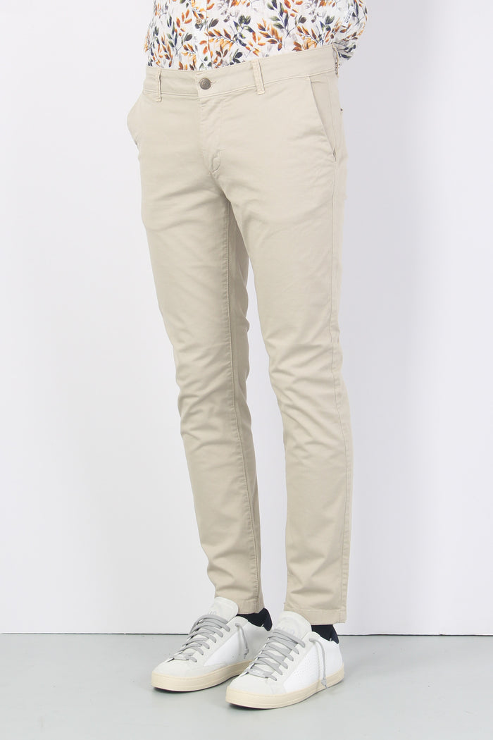 Pantalone Chino Slim Sabbia-6