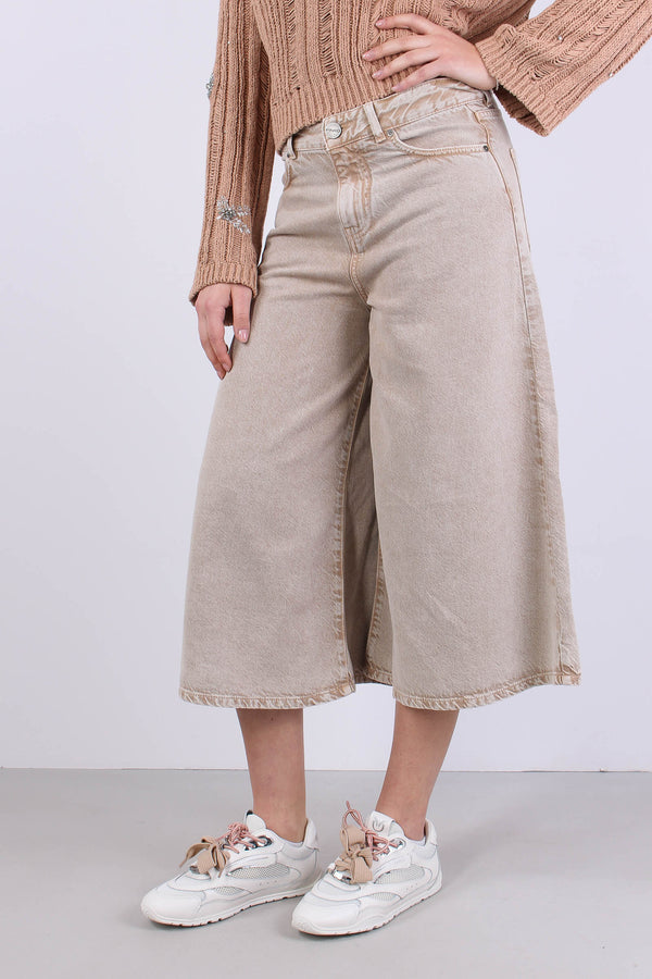 Burkina Bermuda Denim Bull Beige-2