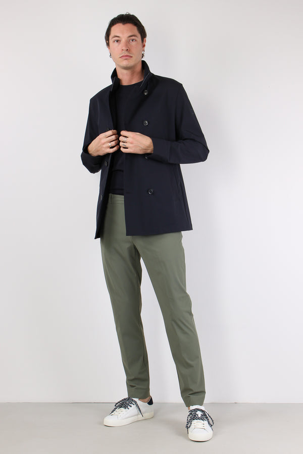 Peacot Tessuto Tecnico Navy-2