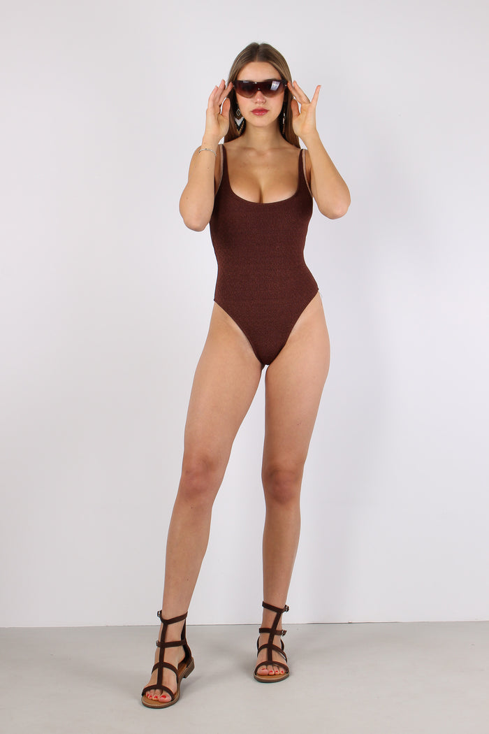 Costume Intero Lurex Bicolor Moro/oro-4