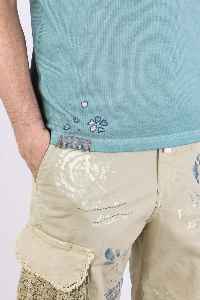 Polo Ricami Fiori Goccia-10