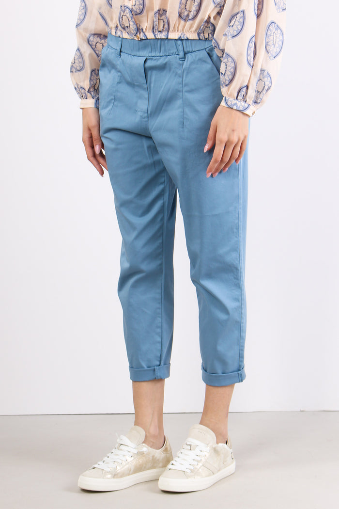 Pantalone Elastico Cotone Legg Polvere-3