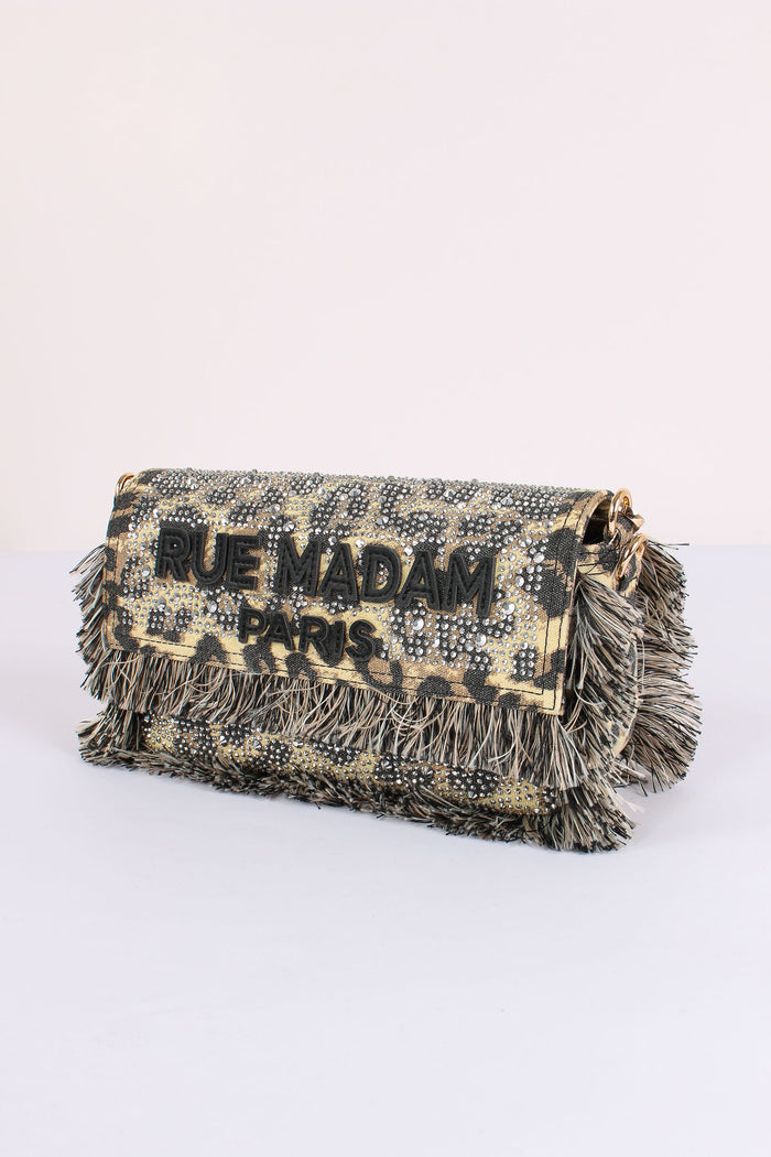 Tracolla Strass Leopard-5