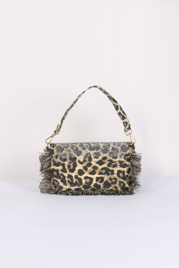 Tracolla Strass Leopard-4