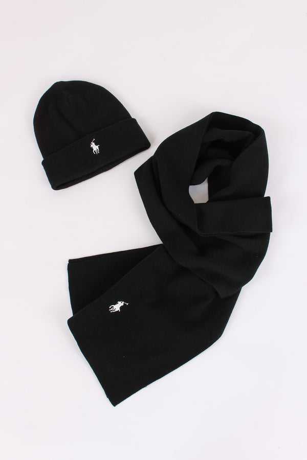 Box Cuffia Sciarpa Polo Black