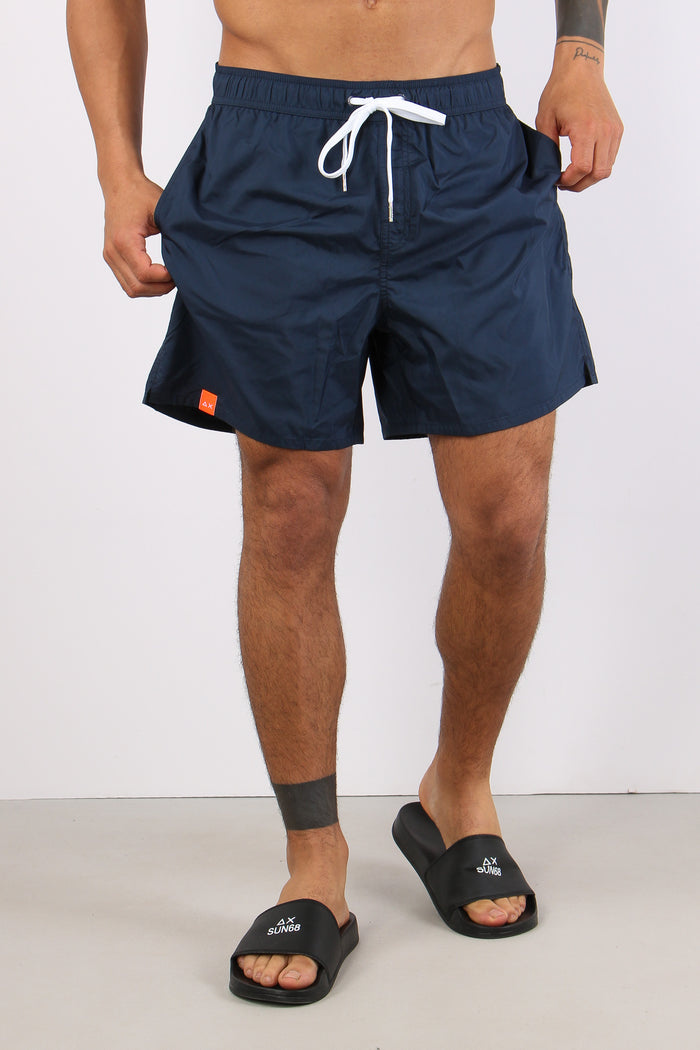 Costume Pantalone Magic Print Navy Blue-3