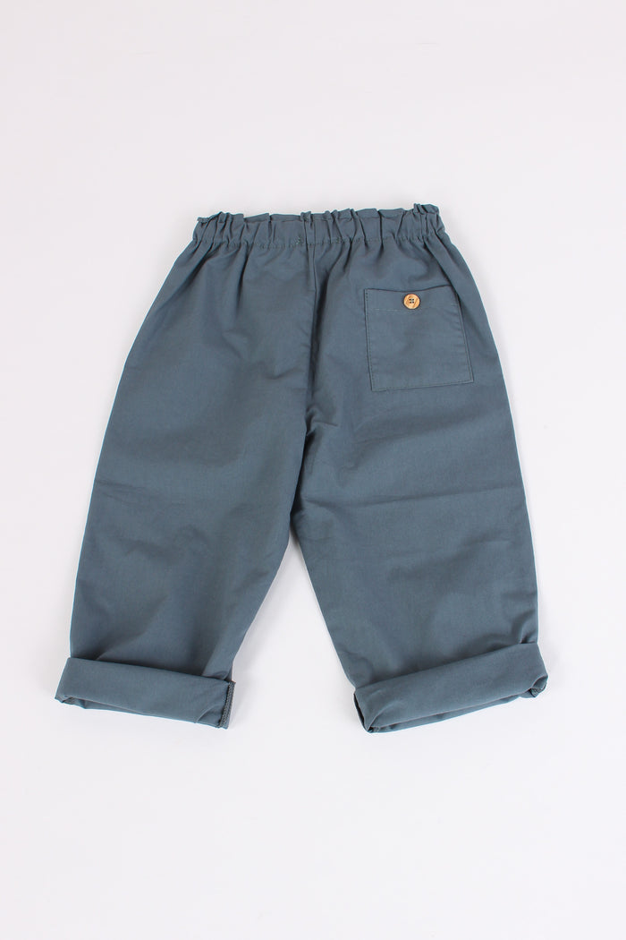 Pantalone Cotone Petroleum-5