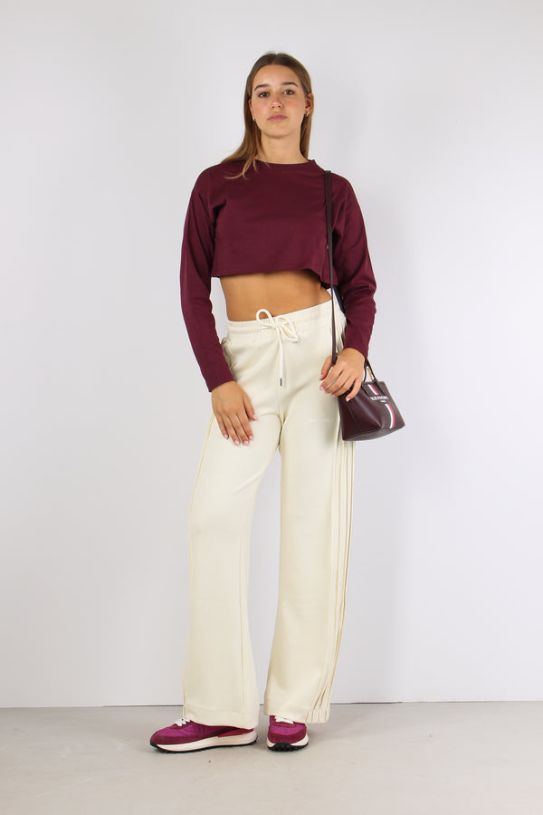 T-shirt Cropped M/l Bordeaux