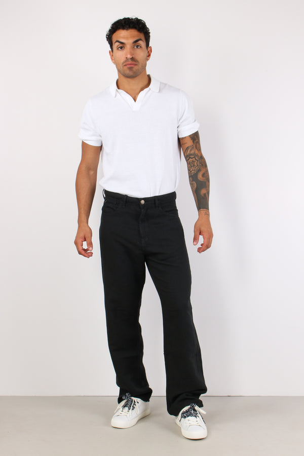 Pantalone Wide Fit Nero