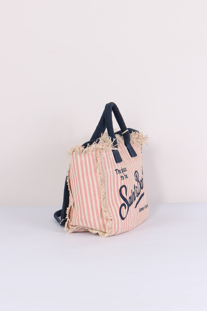 Colette Canvas Righe Rosa/blu-6