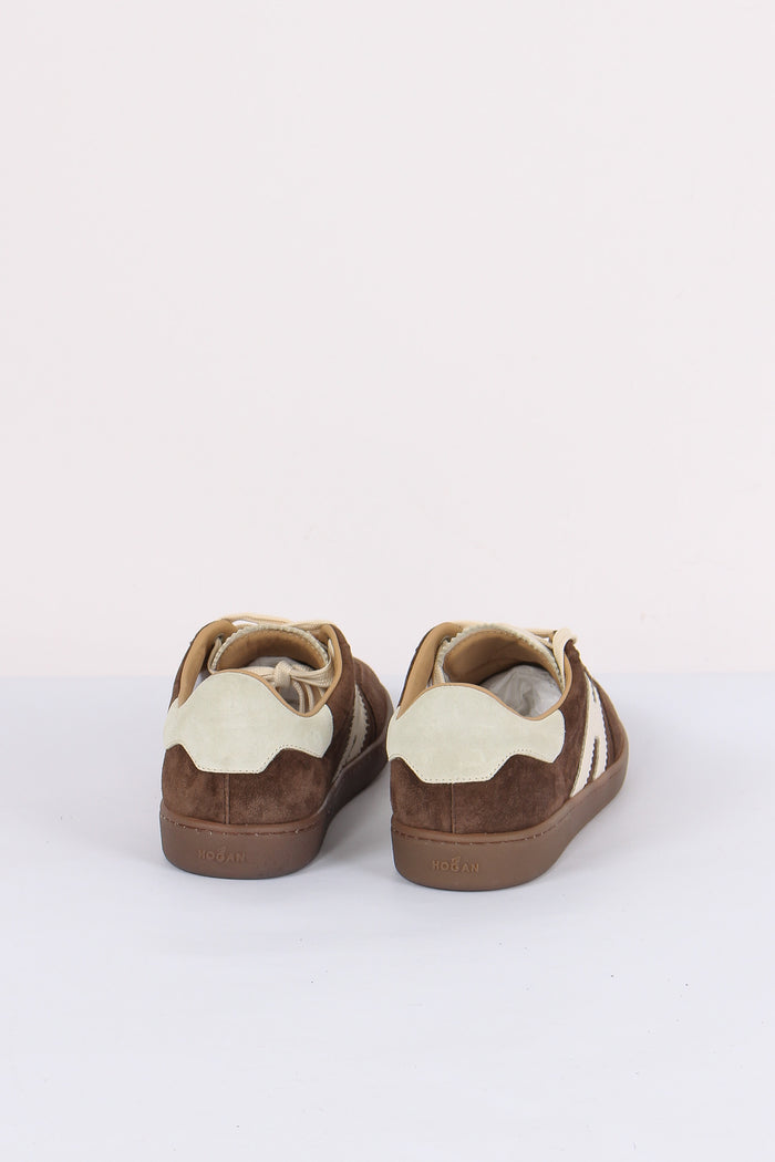Sneakers Cool Allacciato H Moro/bianco-3