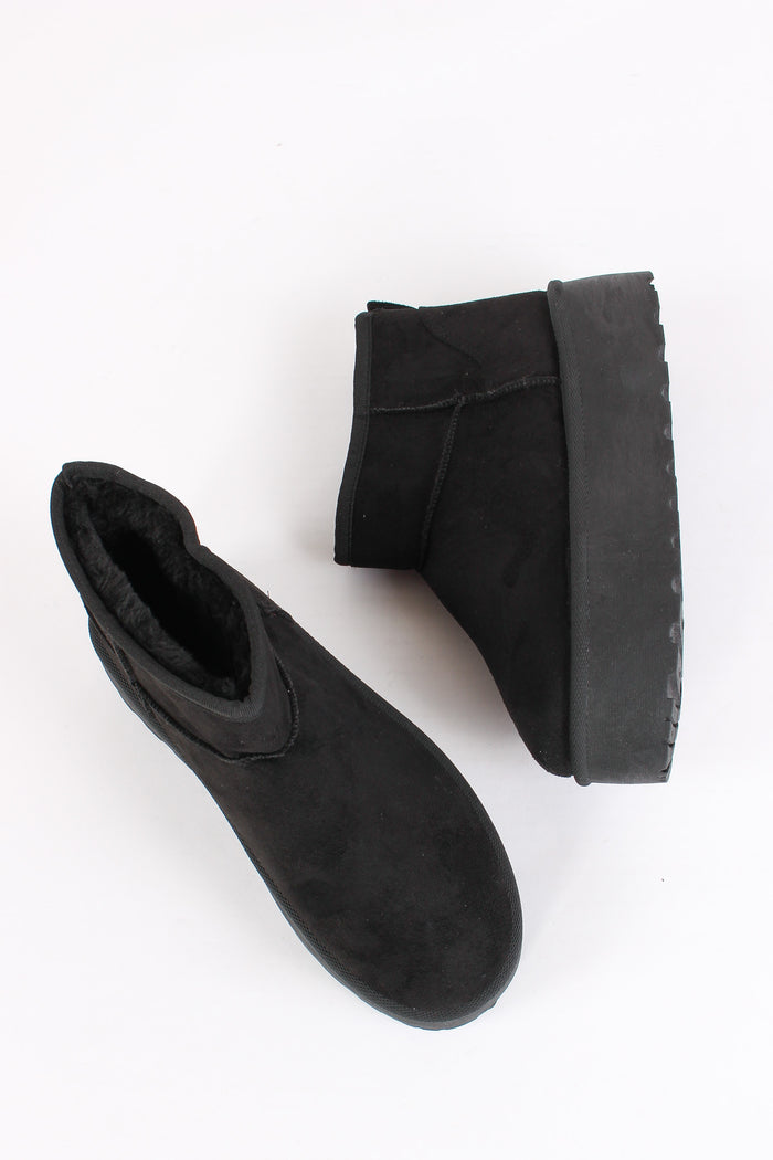 Stivale Inserto Teddy Black-6