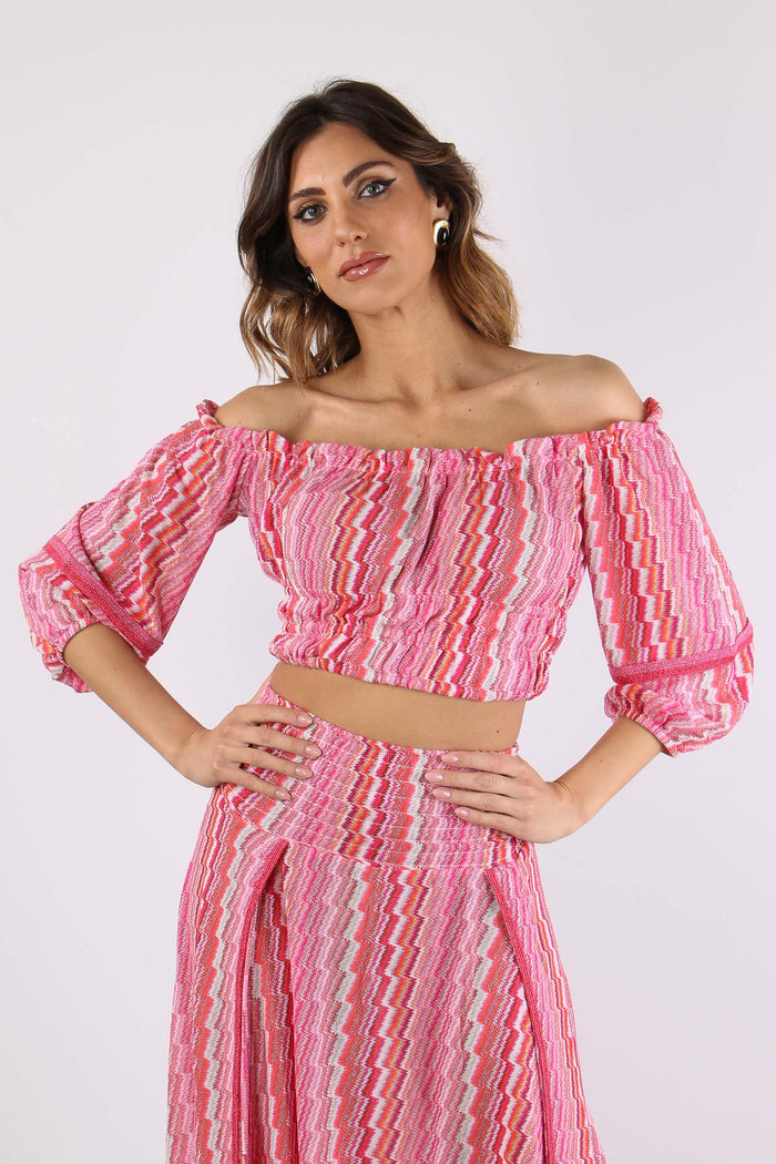 Top Balze Spalla Scesa Electric Fuxia-7