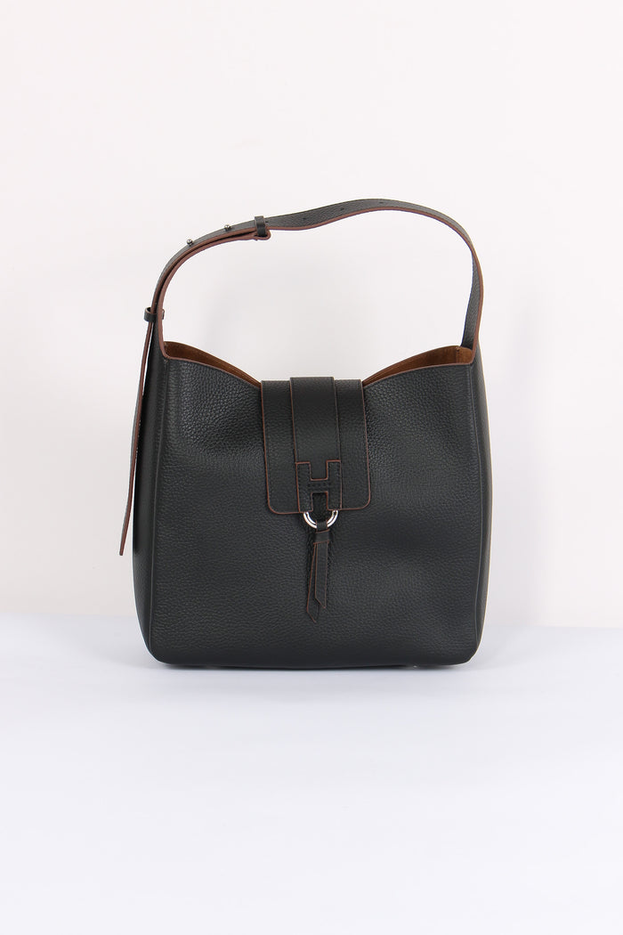 Hobo Pelle Trend Nappa Nero