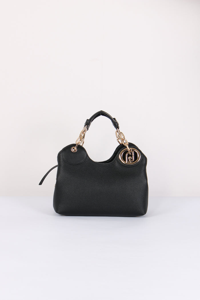 Tracollina 3 Scomparti Logo Nero/brass Gold