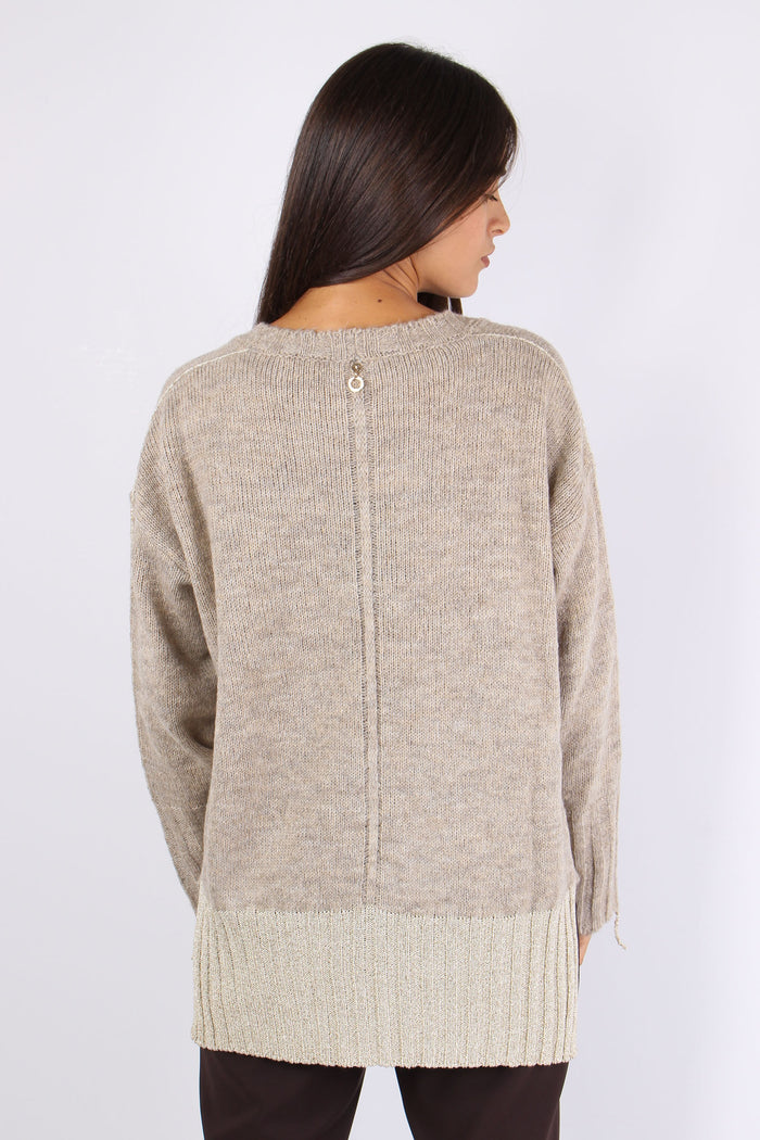 Cerigo Cardigan Retro Fondo Lu Creme Brule-3