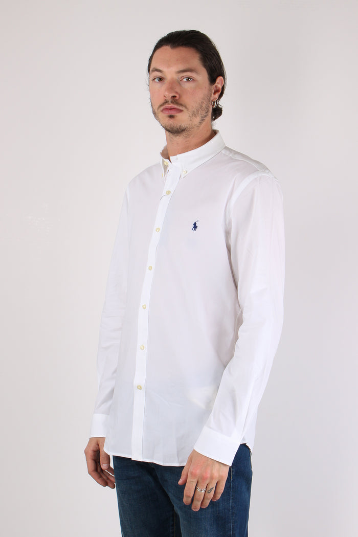 Camicia Slim Botton Down White-3