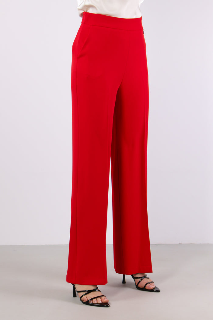 Lalim Pantalone Palazzo Fluido Flame S-6