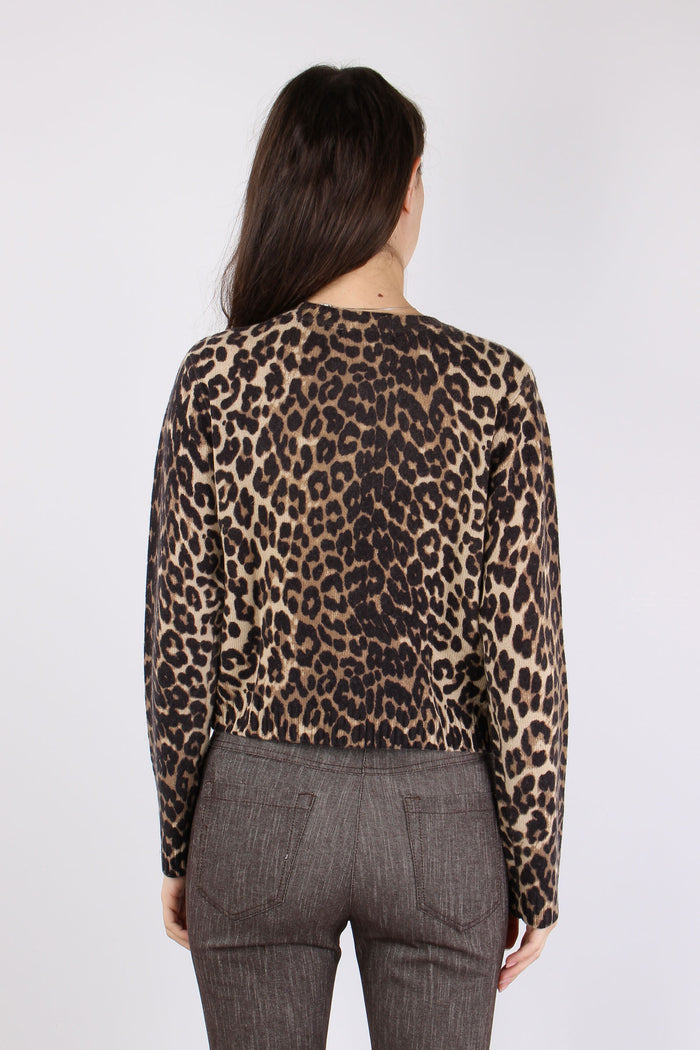 Maglia Coreana Animalier Fango-6