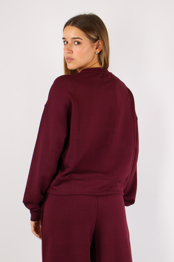 Felpa Regular Modal Bordeaux-5