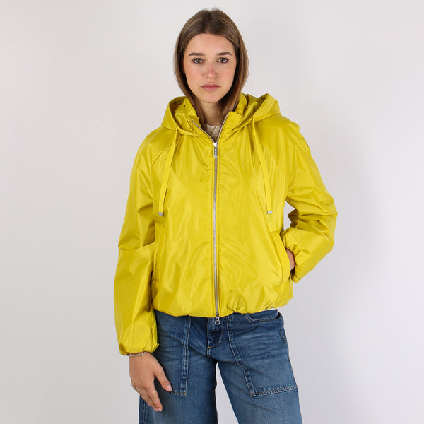Giubbotto Corto Over Nylon Cedar Yellow-2