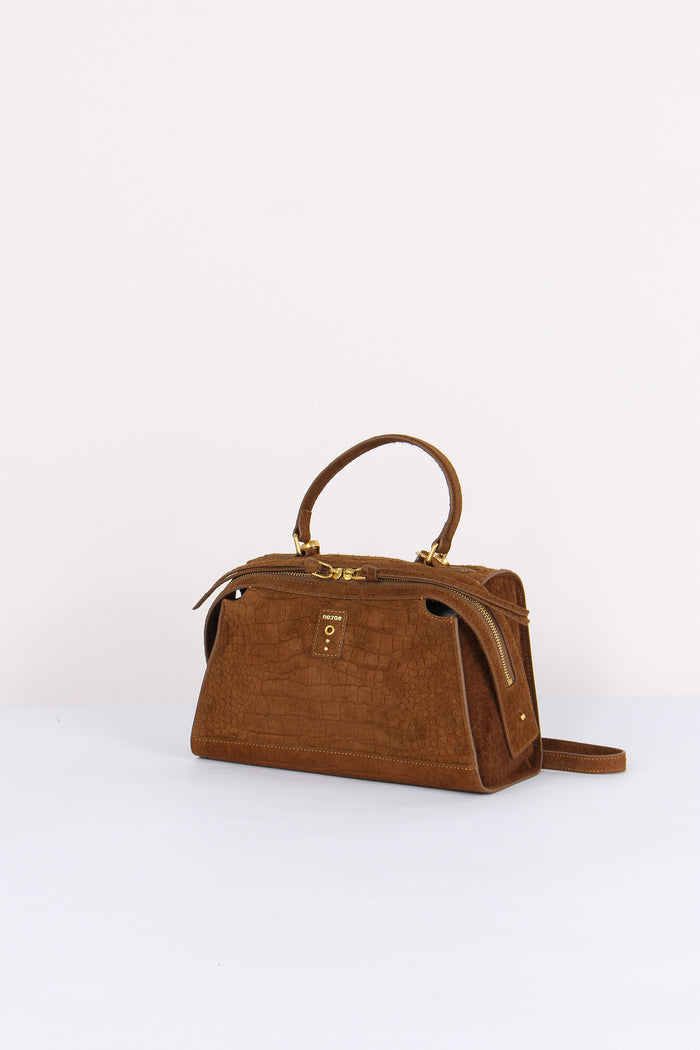 Trapezio Suede Stampa Cocco Brown-2