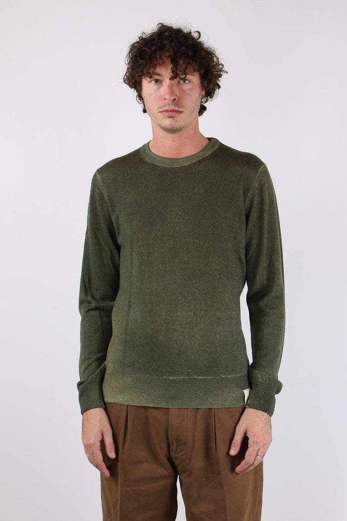 Girocollo Reversibile Militare/ocra