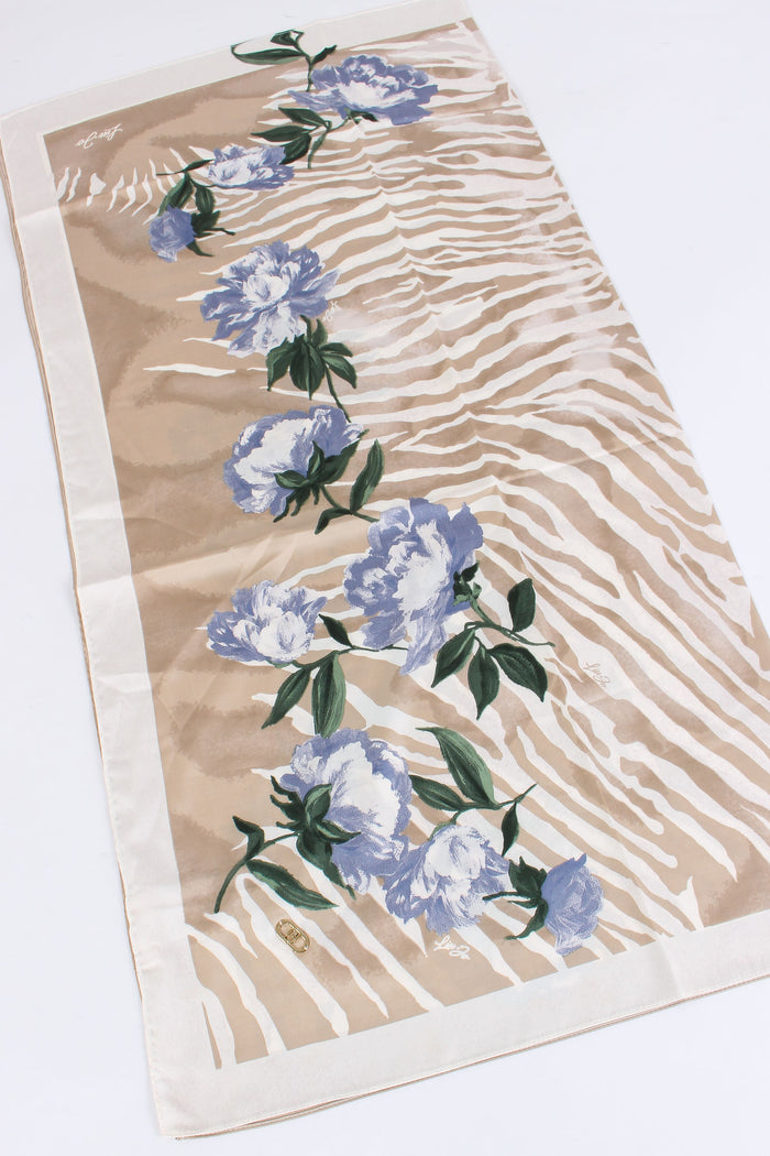 Foulard Mix Print Nat/zebra-3