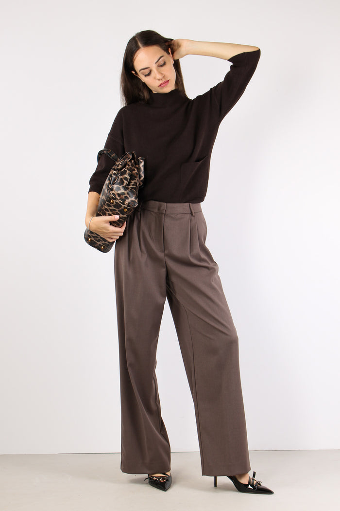 Pantalone Palazzo Doppia Pence Orzo-6