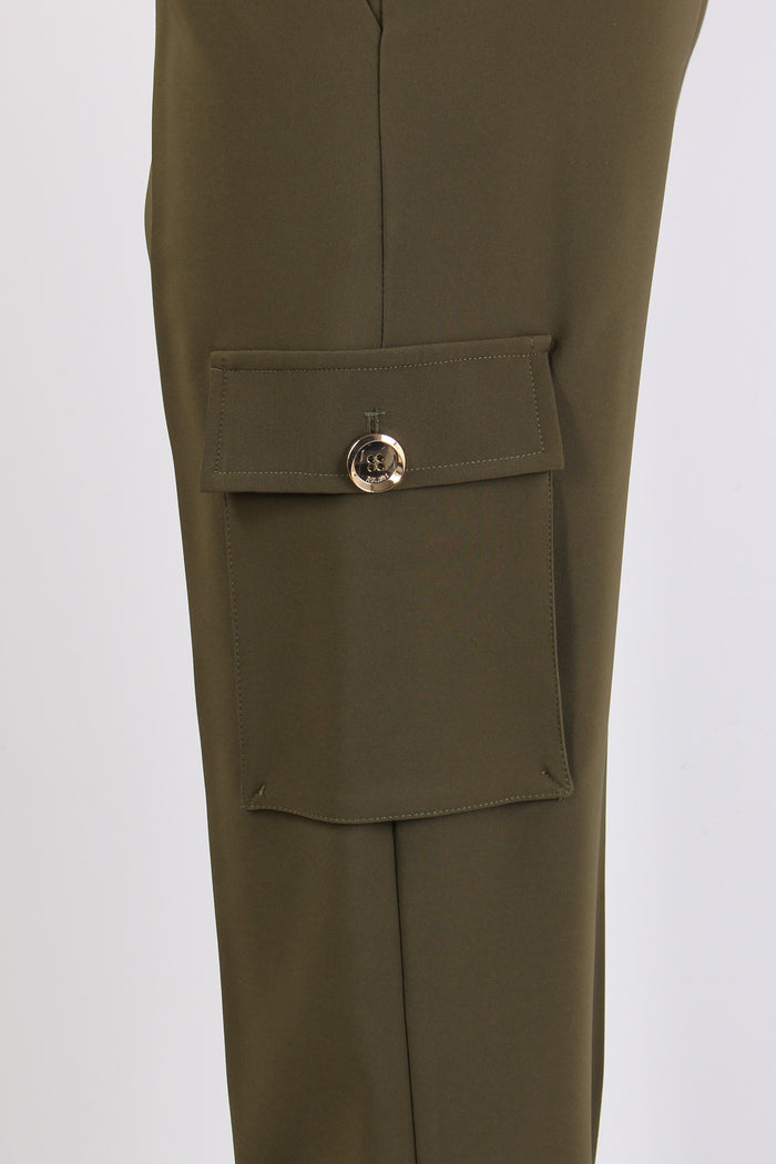 Teclana Pantalone Cargo Tessut Beech-8