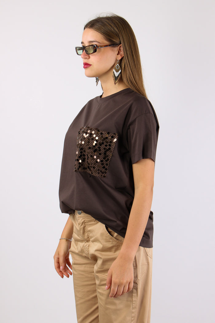 T-shirt Taschino Paillettes Moro-3
