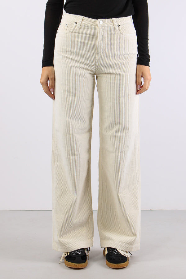 Pantalone Velluto Millerighe Butter-2