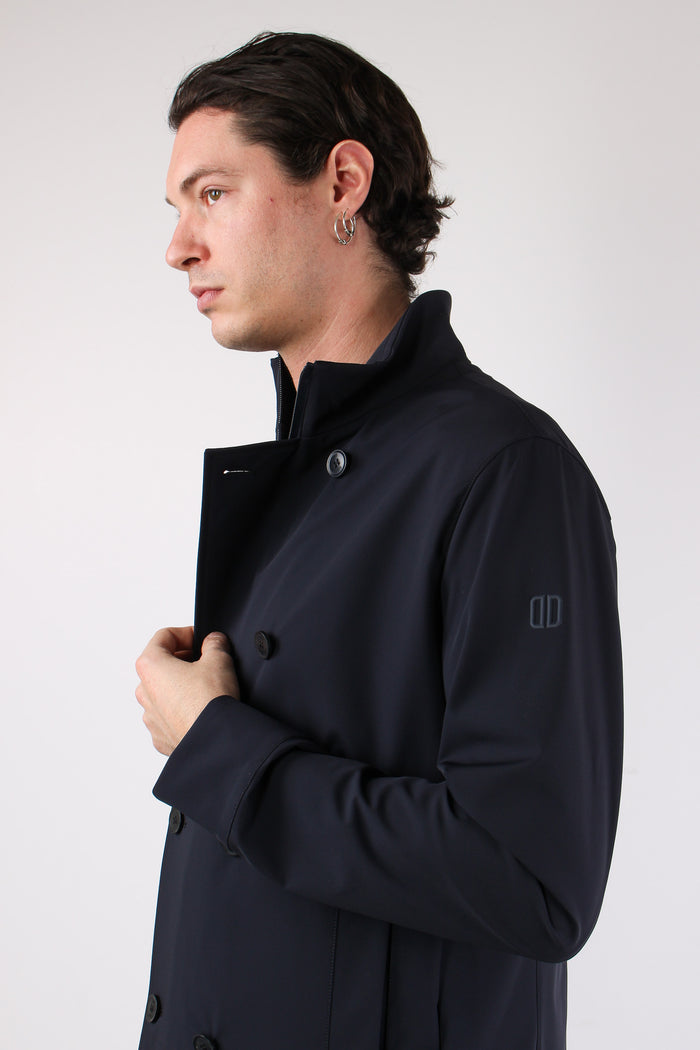 Peacot Tessuto Tecnico Navy-6