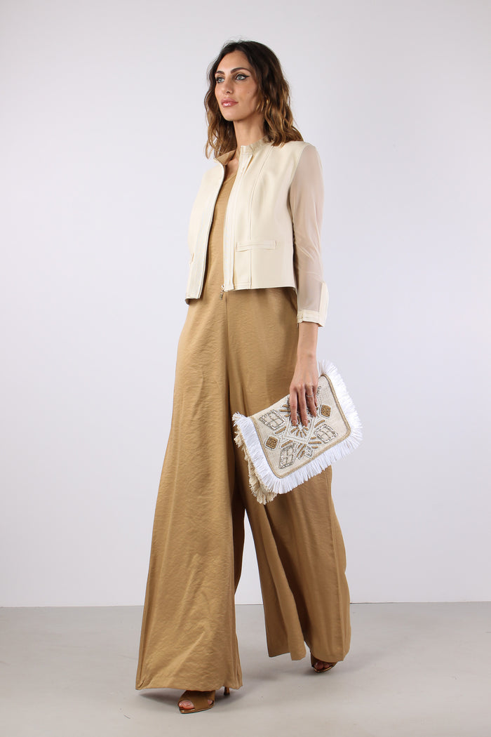 Alfio Giacca Ecopelle Tulle Butter