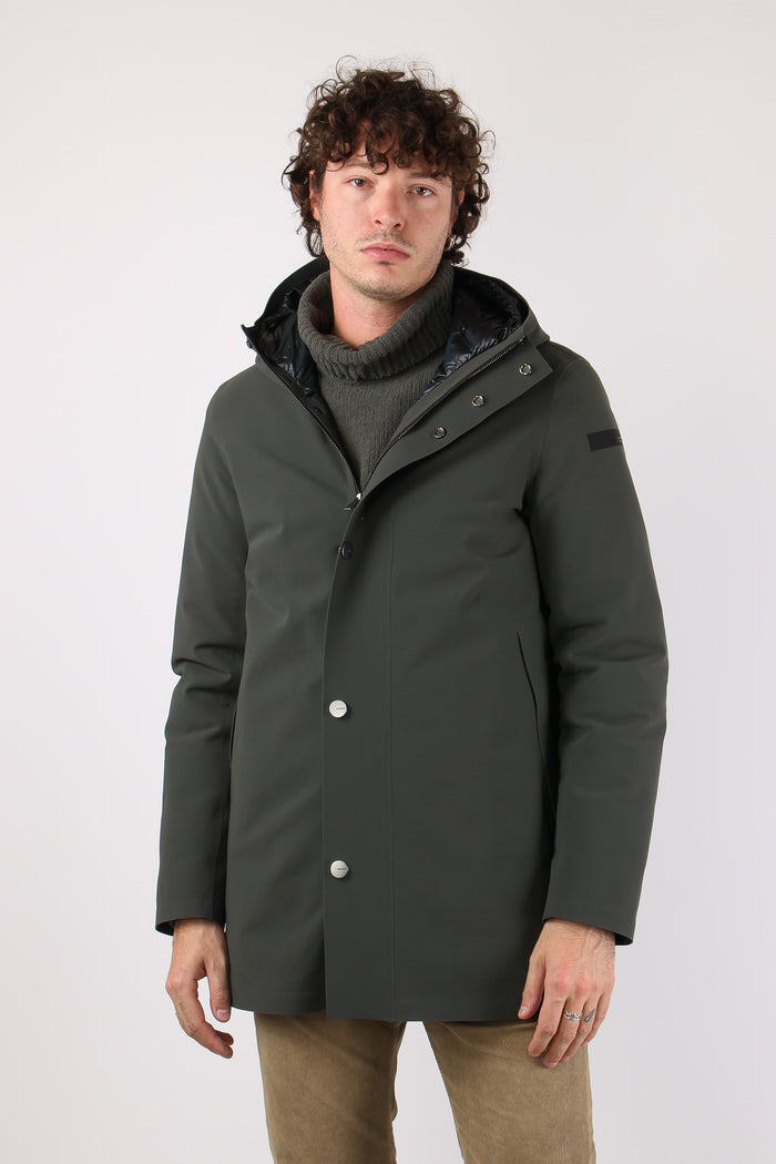 Parka Tecnico Imbottito Forest Green-3