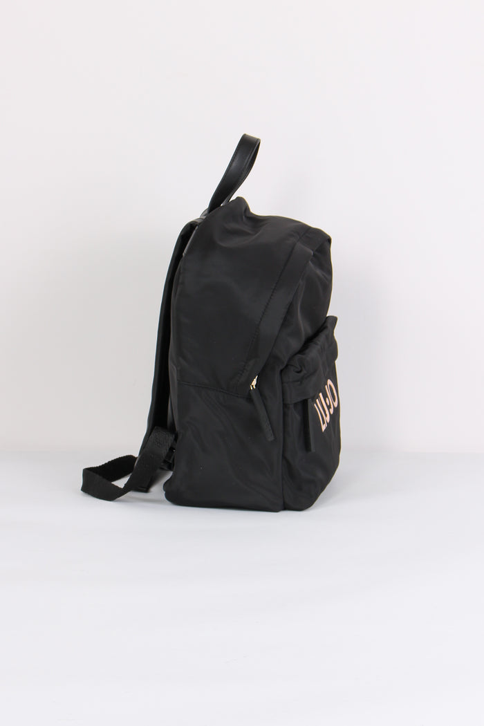 Zaino  Nylon Logo Nero-6