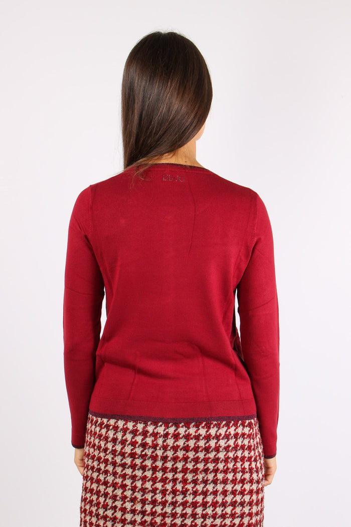 Cardigan Viscosa Profilo Lurex Pepper-5