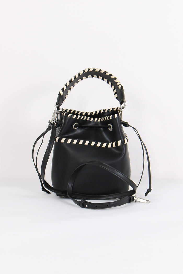 Secchiello Mini Impunture Nero/bianco-3